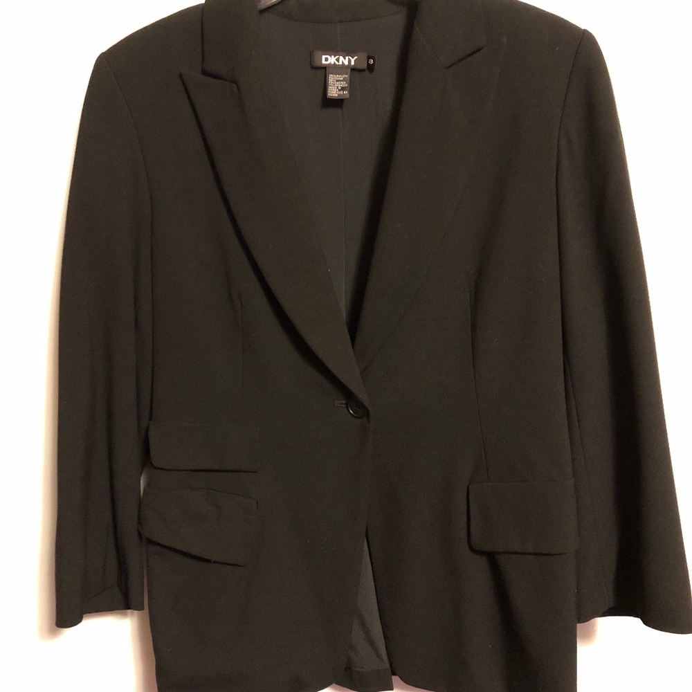 DKNY black blazer (size 8)